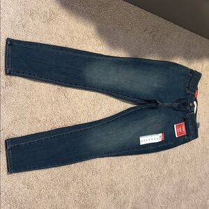 Signature by Levi Strauss Women's High Rise Jeans - Dark Blue